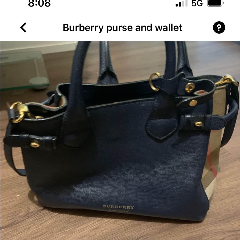Burberry purse and wallet